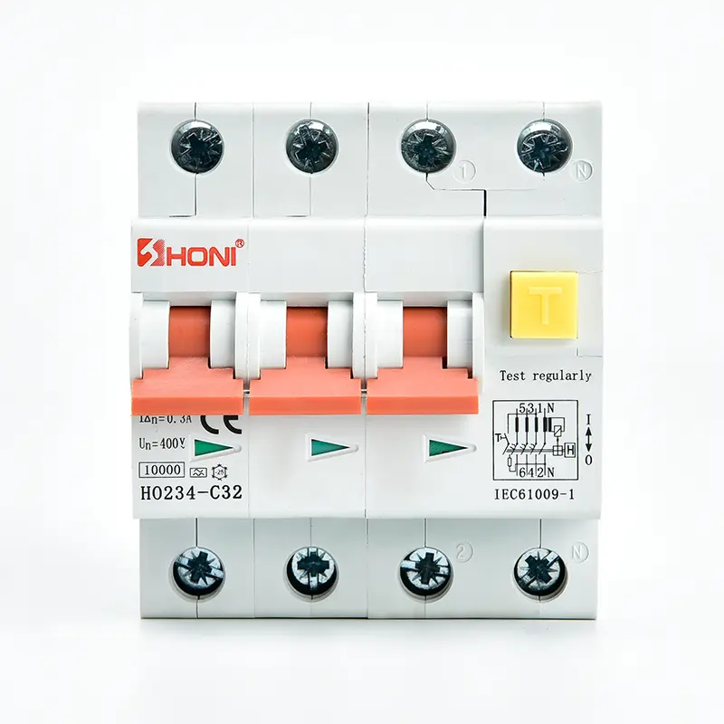 HO232-60 HO234-40 Residual Current Circuit Breaker With Over-Current Protection (RCBO)